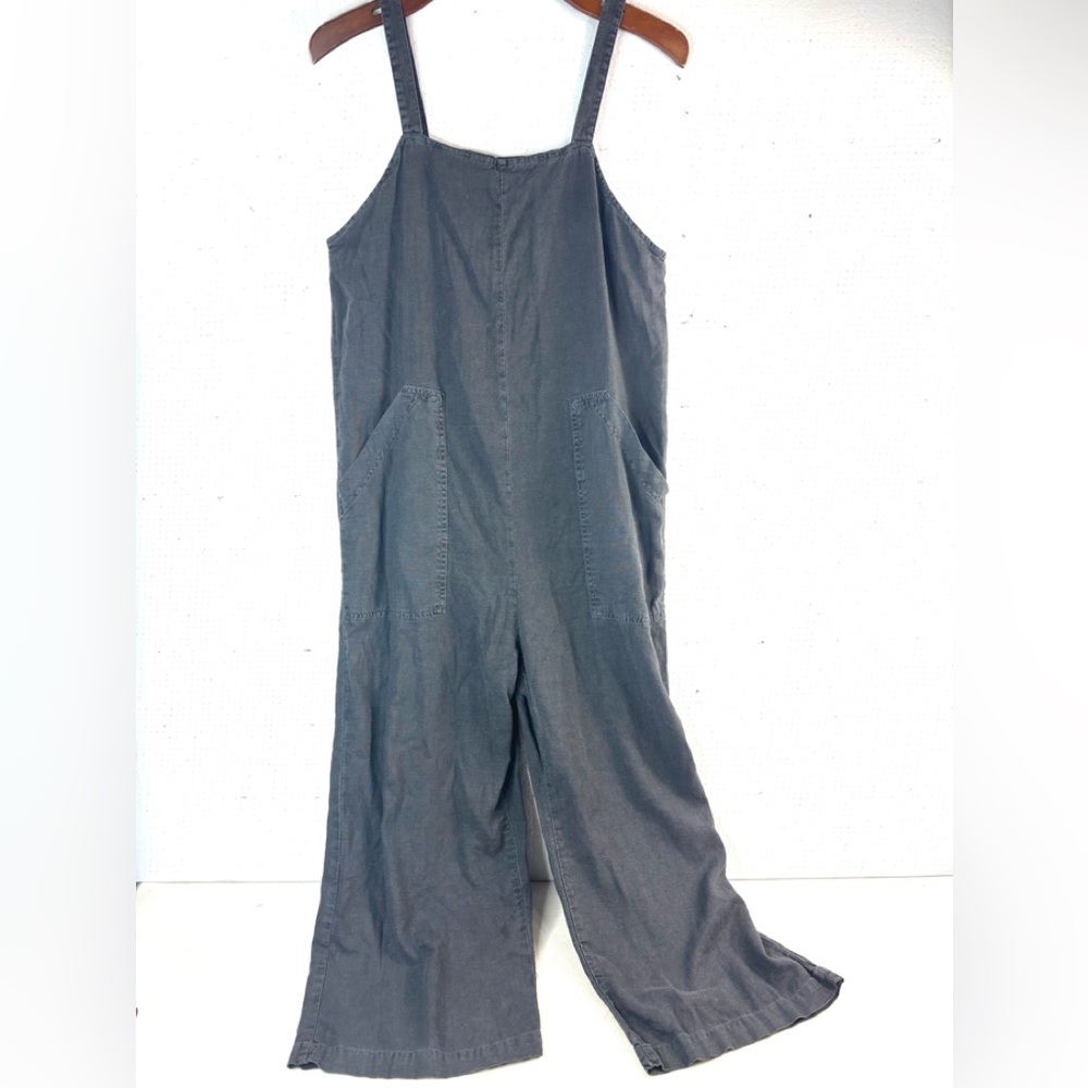 Universal Thread Charcoal Wide-Leg Utility Jumpsuit